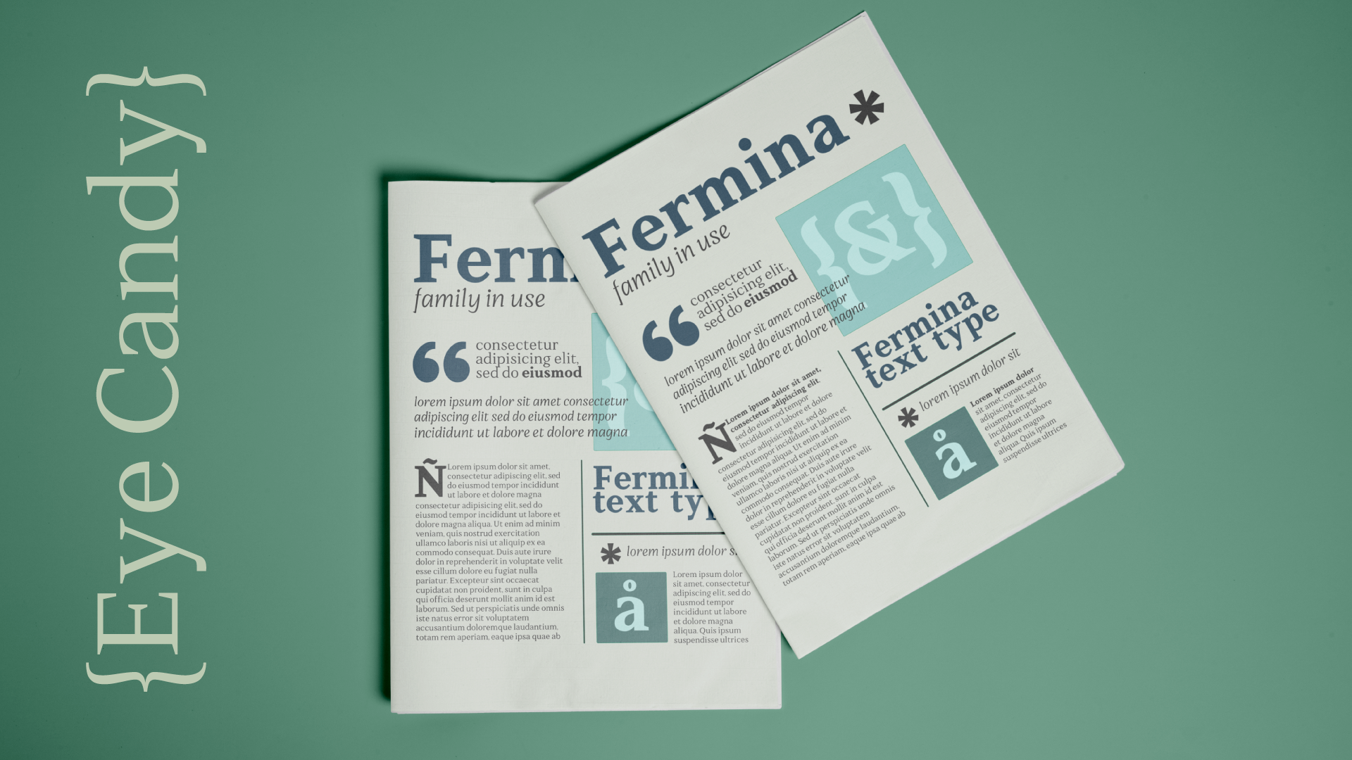 Fermina is very comfortable to be used and adapts very well in different formats.